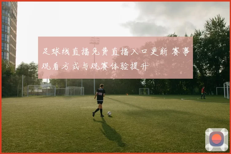 足球线直播免费直播入口更新 赛事观看方式与观赛体验提升